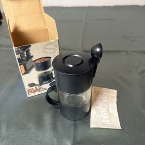 Enjoy Pour Over Coffee Maker Cup Black Y2K Vintage Collectible